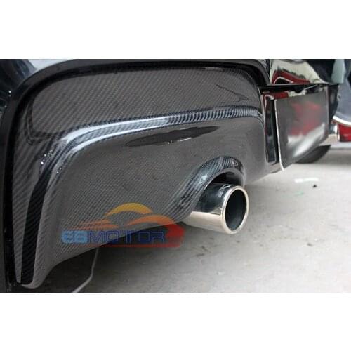 Real CARBON FIBER 3D STYLE REAR DIFFUSER for BMW F20 1-SERIES M TECH M SPORT BUMPER 2011-2014 B192