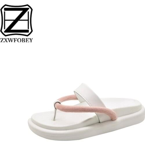 ZXWFOBEY Women's Flip Flops