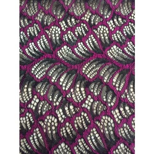 145cm wide high class dyed yarn lace fabric, non-elastic, XERY-WD1219B