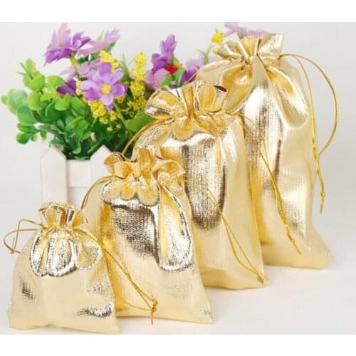 25PCS Fashion Cute Drawstring Organza Voile Jewelry Pouch Favour Wedding Candy Gift Bags