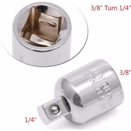 3/8" Convert To 1/4" Ball Lock Ratchet Socket Adapter Reducer Converter Tool New 2019