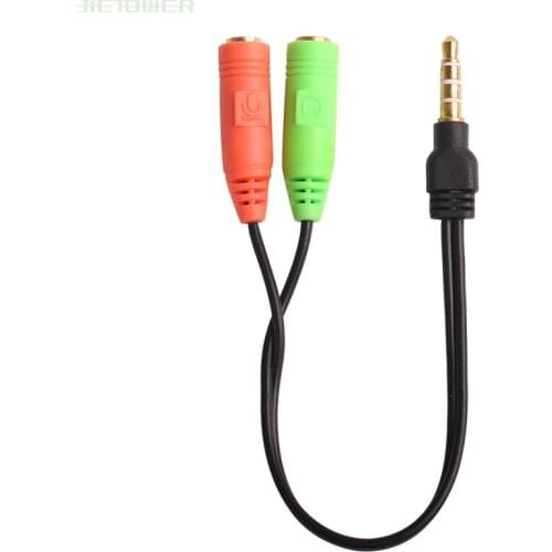 300pcs 3.5mm Audio Splitter Cable for Computer Jack 3.5mm 1 Male to 2 Female Mic Y Splitter AUX Cable Headset Splitter Adapter