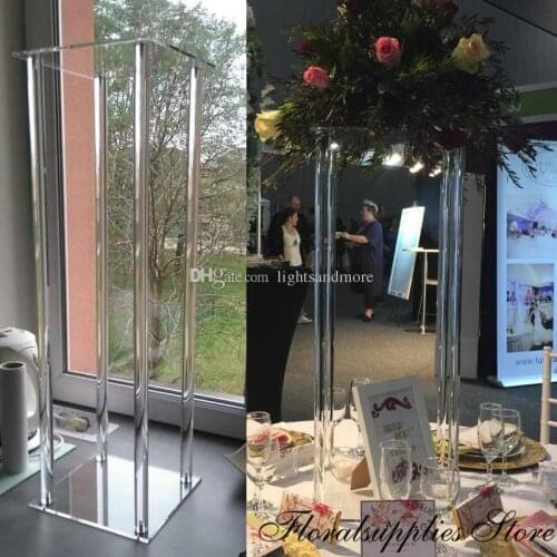 80 cm tall 25 cm diameter acrylic display stand clear wedding columns decoration pillar elegant flower vase centerpieces