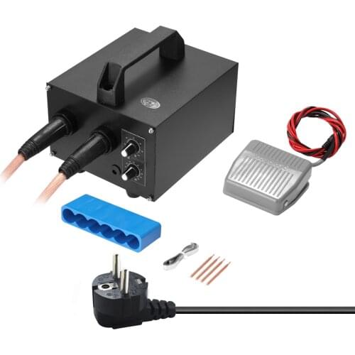 CX4500 Microcomputer Spot Welding Machine Set 20ms-1s Time 640-1600A Current Adjustment for 0.25mm Nickel-clad Steel Plate