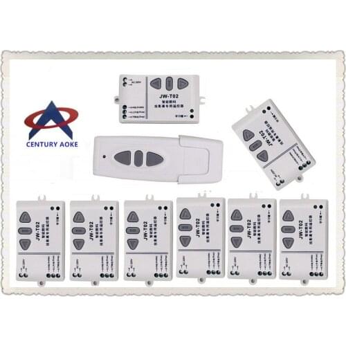 CENTURY AOKE AC110V 220V 240V intelligent digital RF wireless remote control switch system for projection screen 8 x Receivers