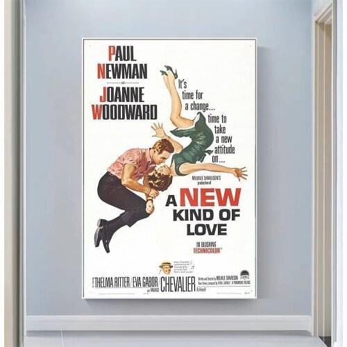 CP1605 A New Kind of Love (2) Classic Hot Movie Print Silk Fabric Poster Indoor Wall Art Decor Gift