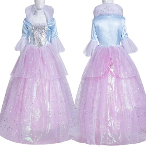 Cinderella Godmother Role-playing Fairy Clothes Fancy Carnival Party Cosplay Costume Adult Women Princess Dress