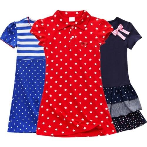 Girls Summer Dress Baby Girl Clothes Bow Toddler Dresses Kids Clothing Cotton Children Christmas Princess Dress Vestidos