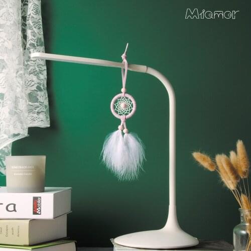 MIAMOR 4 Colors MINI Dreamcatcher DIY Kit Nursery School Kids Room Decoration Car Bag Hanging Pendant Decor Accessories amor053