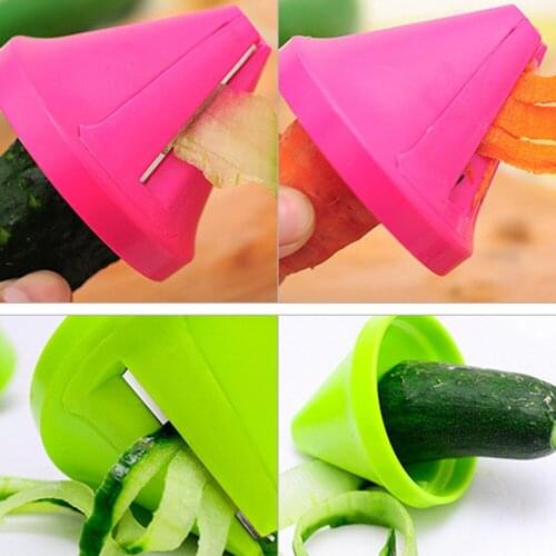 Kitchen Funnel Model Spiral Slicer Vegetable Shred Carrot Radish Cutter kitchen Accessories Gadgets Mutfak Aksesuarlari