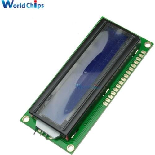 Blue/Yellow 1601 16X1 Character Digital LCD Display Module LCM STN SPLC780D KS0066 LED Backlight 16 Single Row Interface Board