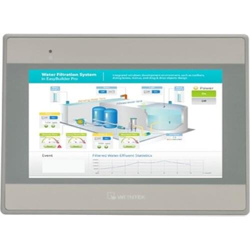 MT6071IE : 7 inch HMI MT6071IE Touch Screen Weinview with programming cable and software replace MT6070Ih3