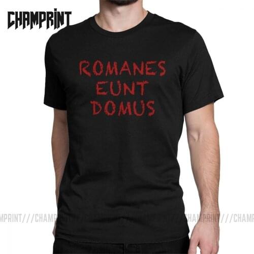 Mens T-Shirt Romans Go Home Humor 100% Cotton Tees Romani Ite Domum Romanes Eunt Domus Monty Python Brian T Shirt Tops Original