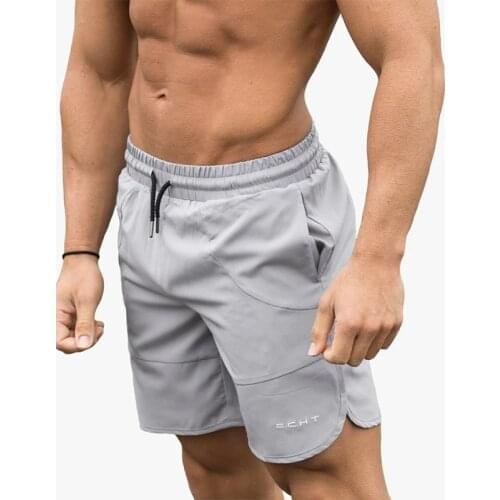 Mens shorts Calf-Length gyms Fitness Bodybuilding Casual Joggers workout Brand sporting short pants Sweatpants Sportswear