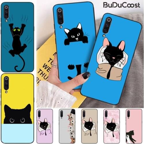 Cat with personality Soft Phone Case Capa For Xiaomi Mi 9 9T CC9 CC9E 8 SE Pro A2 Lite 6X 5 A3 A1 Max Mix 2 3