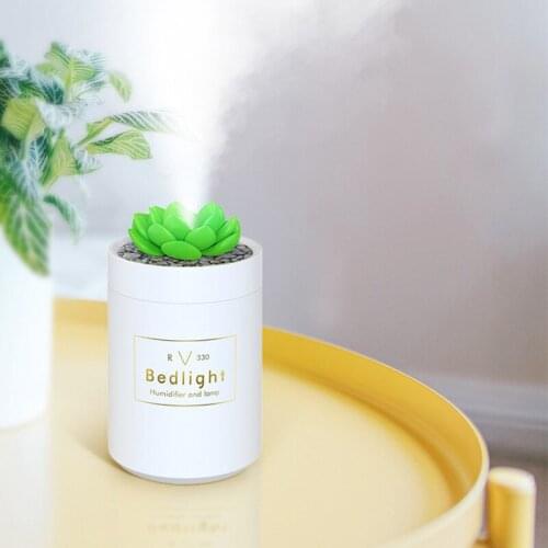 ELOOLE 330ML Meaty Plant Portable Mini USB Air Humidifier Diffuser Aroma Purifier Atomizer Hydrating Humidification For Car