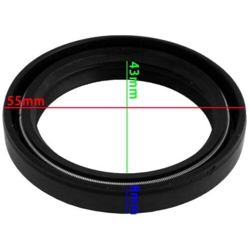 Front Fork Oil Seal 43mm x 55mm x 8/9.5mm For Honda 500 CR500R 1995