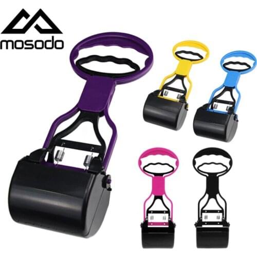 Mosodo Long Handle Poop Scoop Portable Dog Faeces Collector Cat Waste Shovel Pick Up Pooper Scooper Outdoor Cleaning Tools
