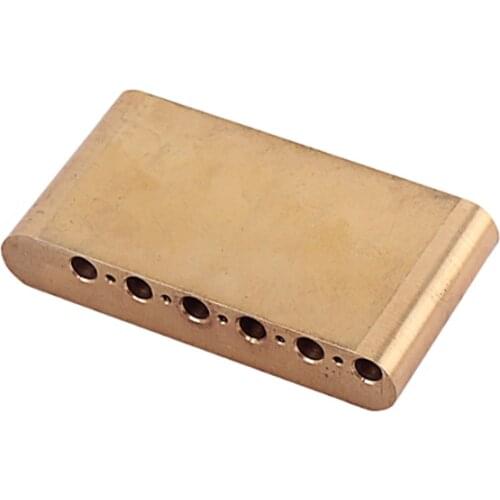 Universal Guitar Brass Tremolo Block Guitar Bridge Parts For Fender Strat Stratocaster Guitar Musical instrument Accessories