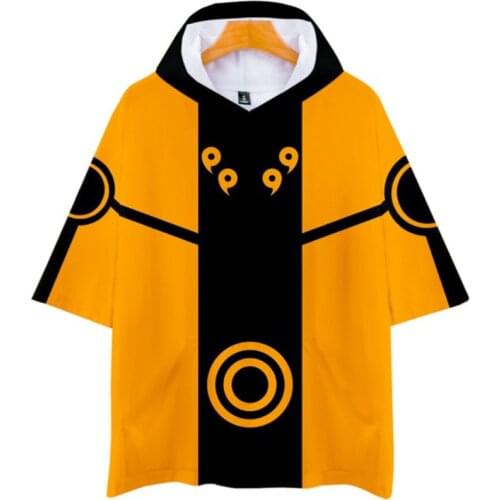 Japan Style 3d Cartoon Print Women Short Sleeve Hoodies 2021 Autumn Harakuju Graphic Pullover Tops