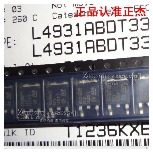 100% New&Original L4931ABDT33 L4931A33 3.3V SOT-252