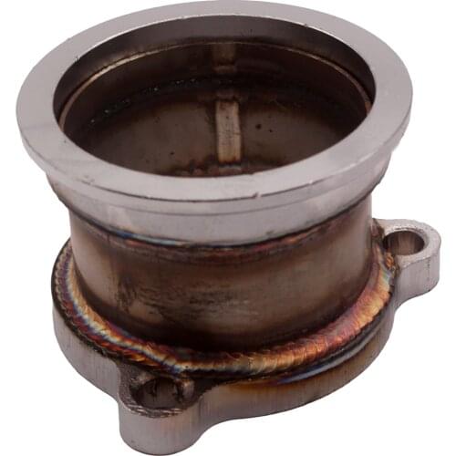 2.5" T3 T4 T04E 3 TO 2.5" V-Band Turbo Downpipe Adapter Flange