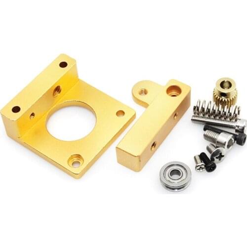 3D printer accessories MK8 extrusion aluminum block MK8 extruder single nozzle extruder bracket MK8 mounting block
