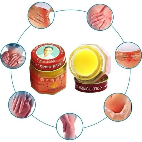 1PC Vietnam Gold Tower Balm Active Cream 20g Muscle Aches Athritis Medicine Pain Relief Plaster Relieving Joints Rheumatism