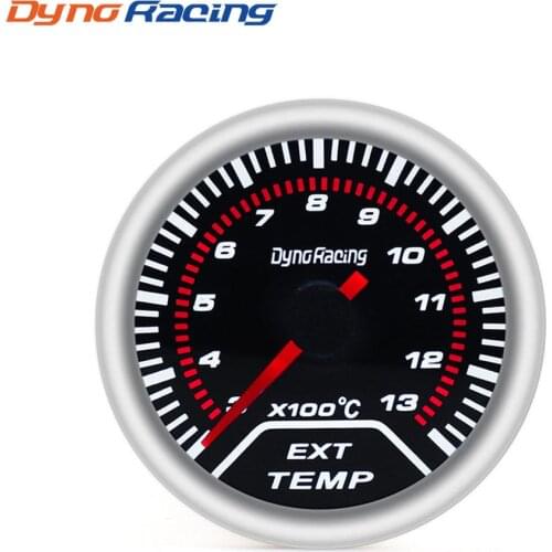 Dynoracing 2" 52mm Exhaust gas temp gauge Smoke lens 300-1300C Auto Exhaust gas temp gauge Car meter BX101234