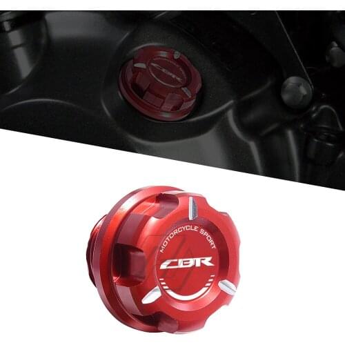 For Honda CBR CBR600F CBR650F CBR125R CBR300R CBR600RR CBR900RR CBR1000RR Motorcycle Engine Oil Cap Bolt Screw Filler Cover