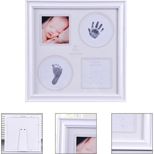 Household Decor Picture Frame Diy Imprint Handprint Footprint Photo Picture Children Picture Photo Frame Kids Born Novelty Gifts