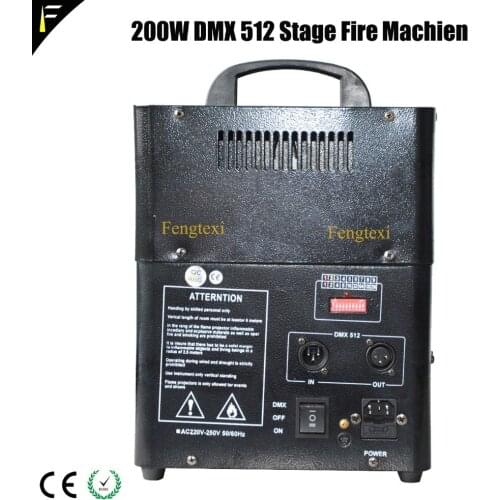 Compact Mini DMX512 Coloful Flame Jet Box Firing 3m Fire Ball Flame Effect Creat Machine Provide Safe Spectacular Visual Effects