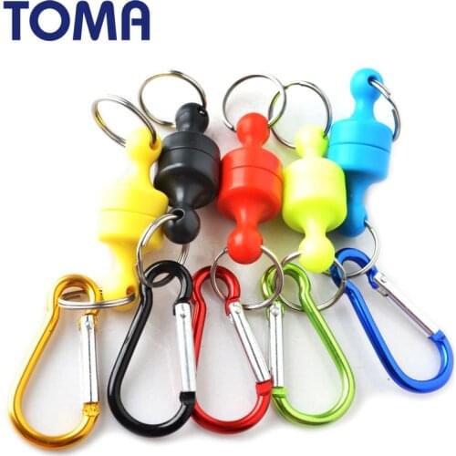TOMA Magnet Buckle Fishing Accessories Magnetic 11cm 1.7kg Suction fast ABS Body 5Colors Connector Fishing Tackle