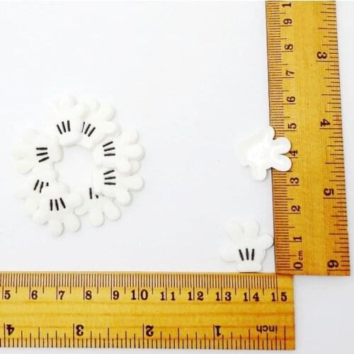 10 PCS Cartoon Flatback DIY Hand Bowknot Decoration Fit Bracelets/Clog/Phone Case/Hair Accessory Charm Kids Girls Craft Gift