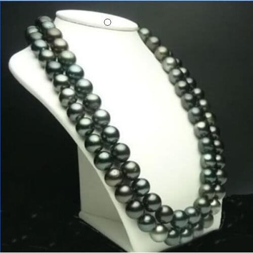 NOUVELLE VENTE CHAUDE 33 POUCES 10-11 MM PERLE de TAHITI COLLIER>>> free shipping