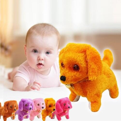 2021 New Electronics Music Light Cute Robotic Electronic Walking Pet Dog Puppy Kids Toy Toy For Kids Birthday Gift Hot sell