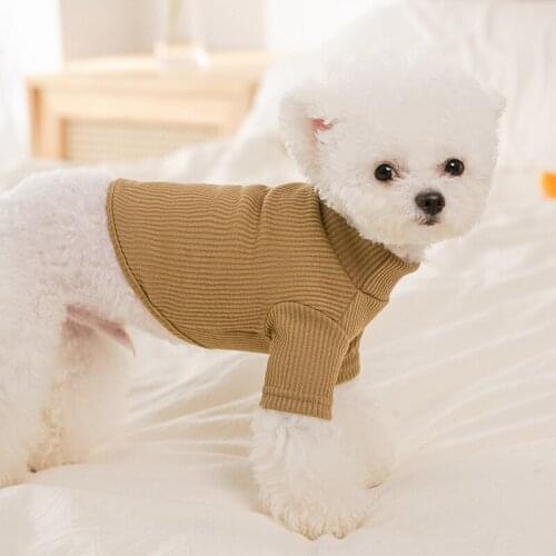 Dog ClothesTeddy Puppy Spring and Autumn Thin Small and Medium-sized Dog Bichon Two-legged Pet Autumn Clothes