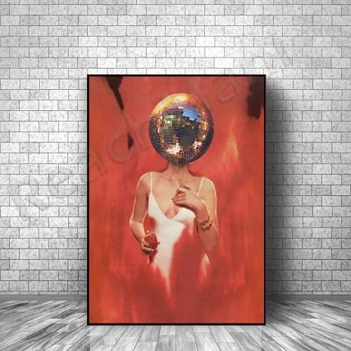 Disco poster, disco club poster, party poster, pop music poster, disco wall art print home decoration wall poster