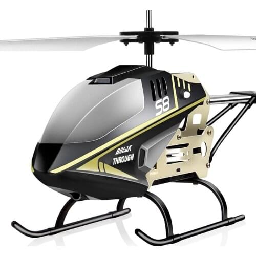 3.5-Channel Rc Helicopter Six-axis Gyroscope Remote Control Aircraft Outdoor Fly Model Fall Resistant Black Green