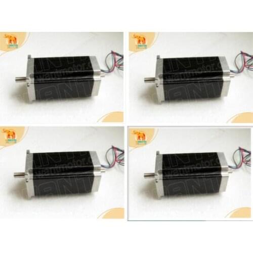 Wantai 4PCS Nema23 Stepper Motor Dual Shaft 57BYGH115-003B dual shaft 3.0A 3Nm 425oz-in 115mm Embroidery Pump,Free Ship To most