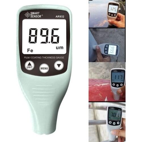 AR932 Coating Thickness Gauge Iron-based Aluminum-based Dual-purpose Galvanized Measurement Auto Paint Surface Detector