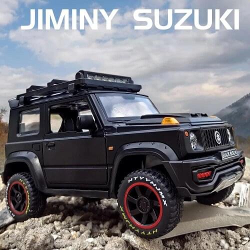 1:18 SUZUKI Jimny SUV Toy Alloy Car Diecasts & Toy Vehicles Car Model Sound and light Car Toys For Kids Gifts