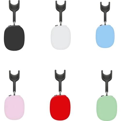 1pair Silicone Protective Scratchproof Dustproof Case for AirPods Max Headphone Headset Cover Cushion Replacement