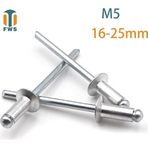 10PCS M5 DIN EN ISO15978 GB/T12617.1 Aluminium Open End Countersunk Head Blind Rivet for Furniture Car Aircraft multi-function