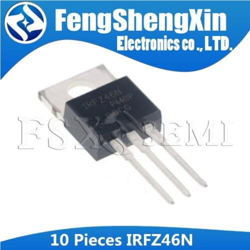 10PCS IRFZ46N TO-220 IRFZ46 TO220 IRFZ46NPBF Power MOSFET