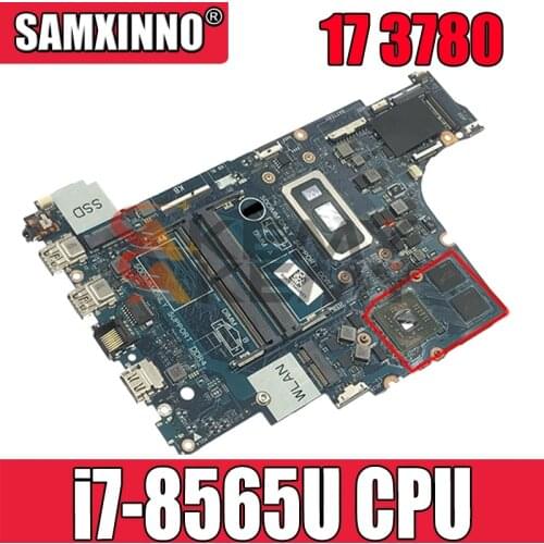 100% working for dell inspiron 17 3780 motherboard 0WTTRR EDI73 LA-G711P with i7-8565u inbuilt and tested ok