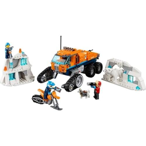 339pcs 10995 City Series Polar Reconnaissance Vehicle 60194 Childrens Building Block Toy Gifts