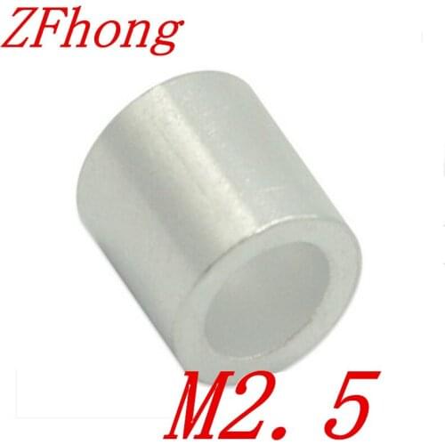 500PCS M2.5 2.5mm Aluminum Wire Rope Cable Crimping Button Stop Sleeves Clip Fittings