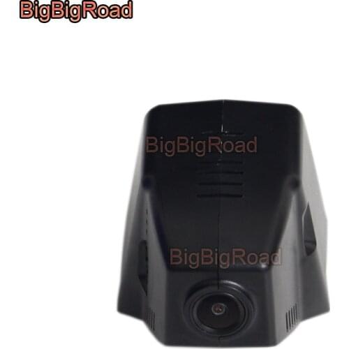 BigBigRoad Wifi Car DVR Dash Cam Camera For Volkswagen Teramont Magotan Touran Tiguan 2017 2018 Top Version For Seat Ateca