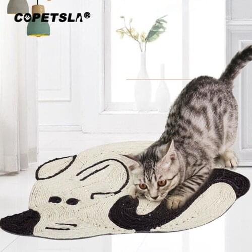 Copetsla New 55 x 40cm Sisal Cat Scratcher Board Scratching Post Mat Toy Soft Bed Mat Claws Care Pet Toys Scratching Post Toys